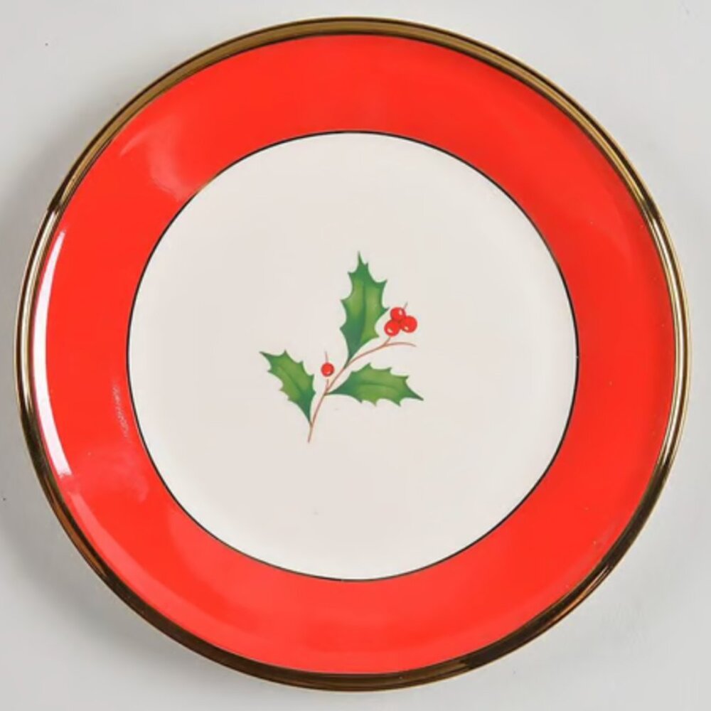 SOLD || Lenox Holiday Tidbit Plate